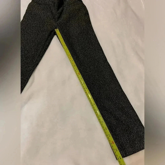 Chico's Women's Black Ankle Pants So Slimming BrigitteSlim Leg Shine Size 2R NWT - Picture 10 of 10